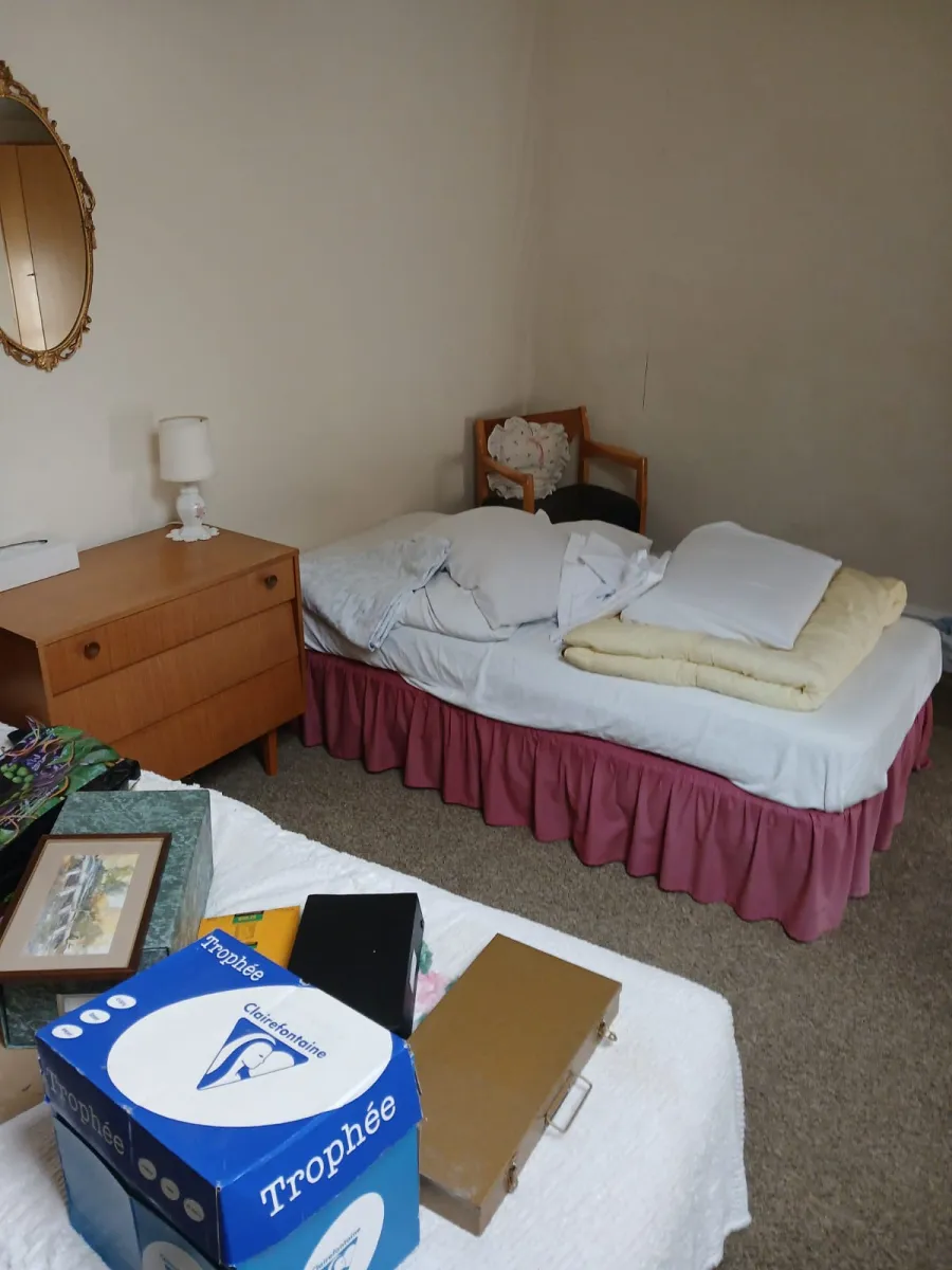2nd Bedroom before clearance in Warwick Bridge