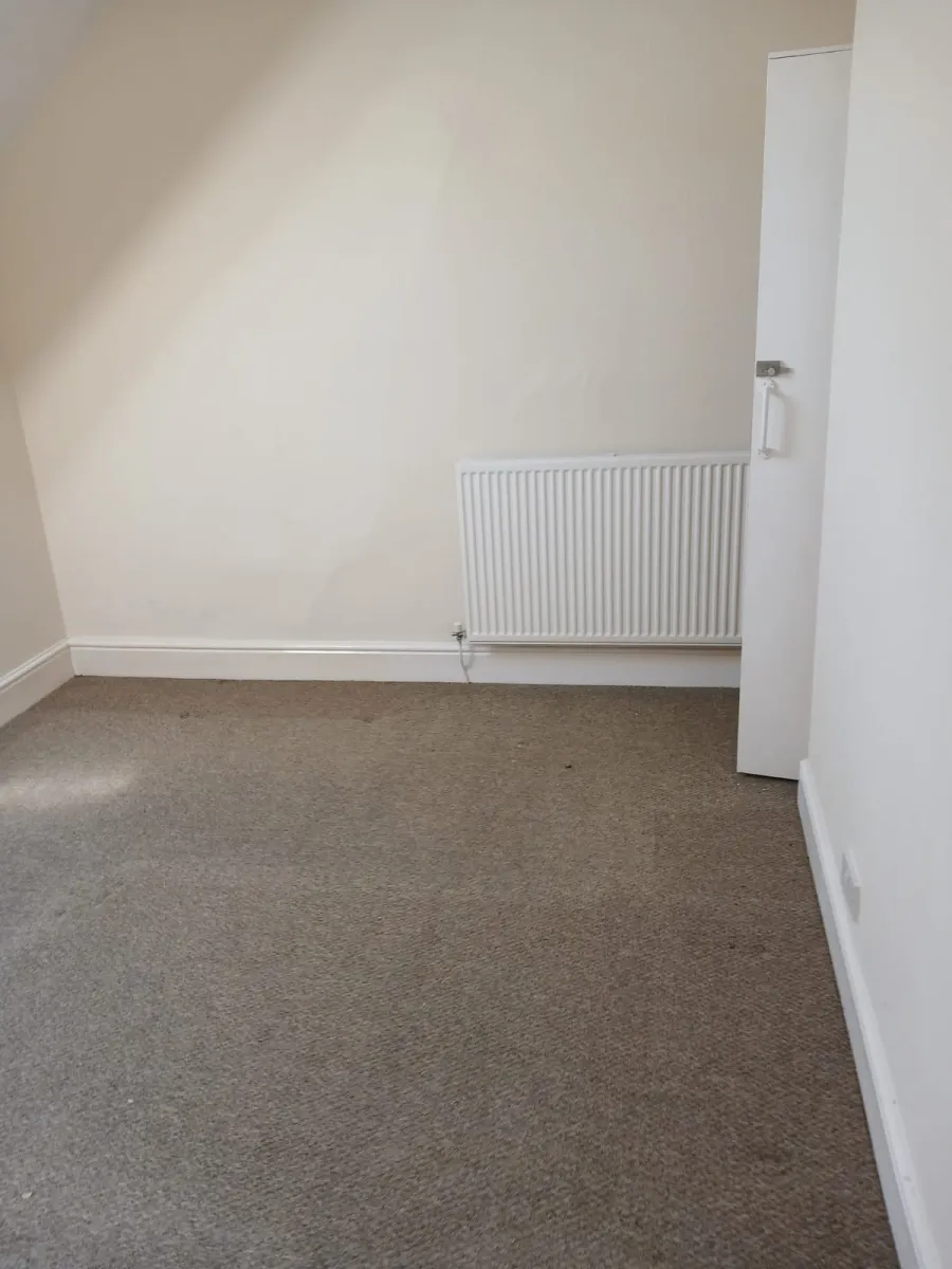 Bedroom after clearance in Longtown