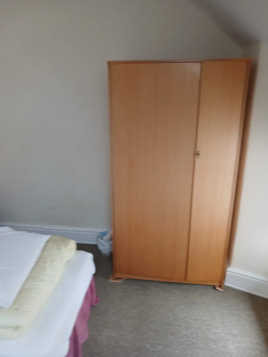 Bedroom before clearance in Longtown
