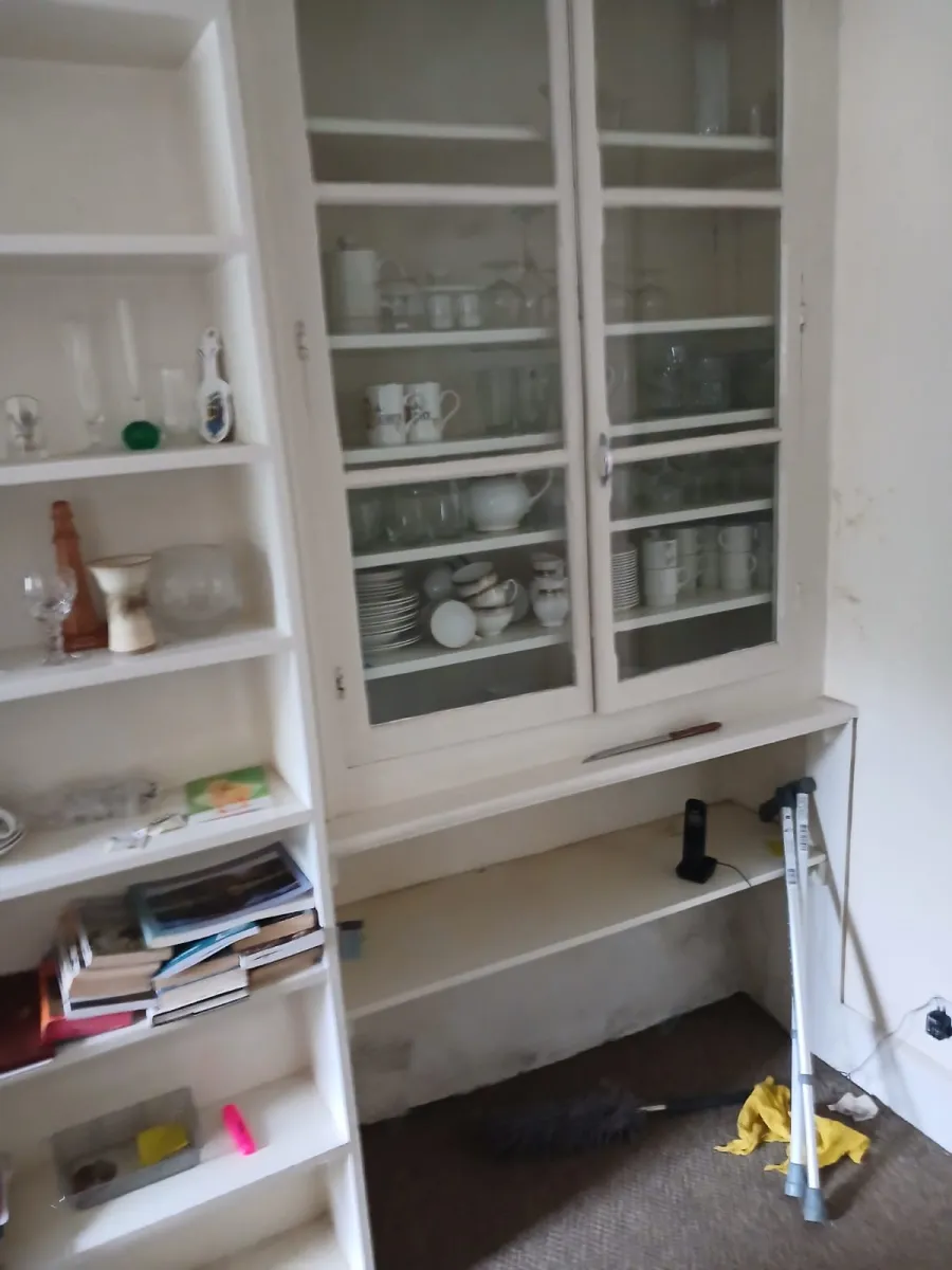 Kitchen before clearance in St Bees